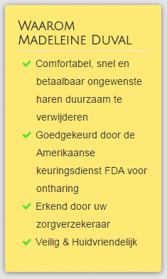 Laser-ontharingspraktijk - Permanent ontharen